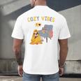 Cozy Vibes Atmospheric Introvert Men's Back Print T-Shirt