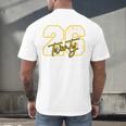 Criminal Justice Graduate Graduated Class Of 2026 Graduation Premium Men's Back Print T-Shirt