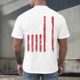 Criminal Justice Major College Student Graduate Graduation Premium Men's Back Print T-Shirt
