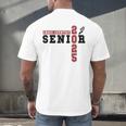 Cross Country Senior Night Senior 2025 Graduation Party 46 Men's Back Print T-Shirt