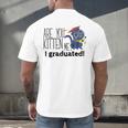 Cute Graduation Cat Masters High School T-Shirt For Men Women Kids Men's Back Print T-Shirt