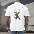 Dabbing Graduation Class Of 2025 Boy Kindergarten Nailed It Men's Back Print T-Shirt