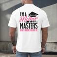 Don't Under Estimate Me Mother Tee Graduation TShirt For Mom Men's Back Print T-Shirt