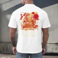 I Dont Know What Youre Doing Chinese New Year Introvert Raglan Baseball Tee Men's Back Print T-Shirt