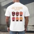 I Dont Like Morning People Introvert Coffee Lover Antisocial Raglan Baseball Tee Men's Back Print T-Shirt