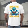 Dragon Bookworm Please I'm A Book Dragon Men's Back Print T-Shirt Dragon Bookworm Please I'm A Book Dragon Men's Back Print T-Shirt