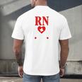 Earned It For Nurse Graduation Or RN LPN Nursing School Grad Men's Back Print T-Shirt