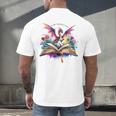 In My Fantasy Era Magic Dragon Book Men's Back Print T-Shirt In My Fantasy Era Magic Dragon Book Men's Back Print T-Shirt
