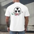 Floral Rad Tech Radiology Graduation X-Ray Tech Men's Back Print T-Shirt