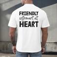 Friendly Introvert At Heart Men's Back Print T-Shirt Friendly Introvert At Heart Men's Back Print T-Shirt