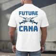 Future CRNA Nurse Anesthetist Student Nursing RN Graduation Men's Back Print T-Shirt
