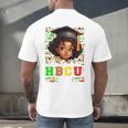 Future HBCU Grad Girl Kids Graduation HBCU College Men's Back Print T-Shirt