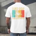 I Like Golf And Maybe 3 People Introvert Raglan Baseball Tee Men's Back Print T-Shirt I Like Golf And Maybe 3 People Introvert Raglan Baseball Tee Men's Back Print T-Shirt