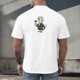 Goose Silly Lawyer Law School Graduation Future Lawyer Men's Back Print T-Shirt