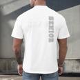 Graduation 2020 Class Of 2020 Senior Men's Back Print T-Shirt