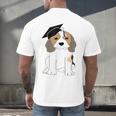 Graduation Beagle Dog 2017 Graduate Graduation Tee Men's Back Print T-Shirt