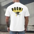 Graduation Cap And Diploma For Proud Graduation Men's Back Print T-Shirt
