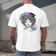 Graduation Masters Degree Woman Queen Graduate 2025 Men's Back Print T-Shirt
