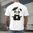 Graduation Panda Bear 2017 Graduate Graduation T-Sh Men's Back Print T-Shirt