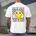 Groovy Next Stop 2nd Grade 1st Grade Graduation 2025 Men's Back Print T-Shirt
