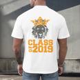 High School King Graduation Shirt Class Of 2019 Seniors Men's Back Print T-Shirt