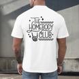 The Homebody Club Retro Introvert Antisocial Men's Back Print T-Shirt