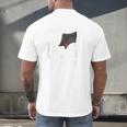 I Hope This BS Pays Off Graduation Bachelors Degree Men's Back Print T-Shirt