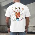 Horse Nurse RN ER Nursing School Graduation Men's Back Print T-Shirt