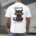Humor Provocateur Sarcasm Closes The Silence Introvert Chat Men's Back Print T-Shirt