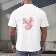 Id Rather Be With My Axolotl Salamander Introvert Raglan Baseball Tee Men's Back Print T-Shirt Id Rather Be With My Axolotl Salamander Introvert Raglan Baseball Tee Men's Back Print T-Shirt