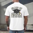 I'm Done With Class Of 2024 Graduation Done Class Of 2024 Men's Back Print T-Shirt