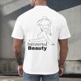 Introvert Health Aware Acceptance Beauty Art Men's Back Print T-Shirt Introvert Health Aware Acceptance Beauty Art Men's Back Print T-Shirt