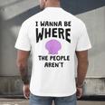 Introverted Sarcastic Humor Antisocial Introvert Men's Back Print T-Shirt Introverted Sarcastic Humor Antisocial Introvert Men's Back Print T-Shirt