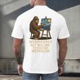 Introverted But Willing To Discuss Nephilim Men's Back Print T-Shirt