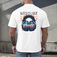 Introvert's Best Friend Noise-Canceling Headphones Men's Back Print T-Shirt