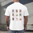 Introverts Unite Sarcastic Joke Humor Sarcasm Men's Back Print T-Shirt