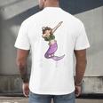 Kids Class Of 2029 Shirt Graduation Dabbing Mermaid Shirt Men's Back Print T-Shirt
