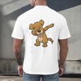 Kids Class Of 2031 Shirt Graduation Dabbing Dog Shirt Men's Back Print T-Shirt