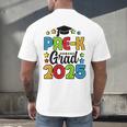 Kids Pre-K Grad 2025 Preschool Prek Graduation Men's Back Print T-Shirt