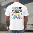 Kindergarten Graduation Graduate 1st Grade Here I Come Kids Men's Back Print T-Shirt