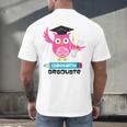 Kindergarten Graduation Tee Shirt Pink Owl T-Shir Men's Back Print T-Shirt