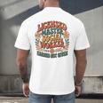 Licensed Social Worker Masters MSW LMSW Graduation 2026 Premium Tri-Blend Men's Back Print T-Shirt