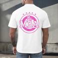 MBA Graduation Masters Business Administration T-Shirt Men's Back Print T-Shirt