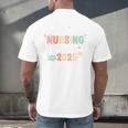 Nurse I Survived Nursing School Class Of 2025 Graduation Men's Back Print T-Shirt