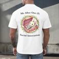 Me After One Social Interaction Introvert Saying Men's Back Print T-Shirt