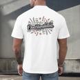 Overstimulated – Introvert Floral Saying Men's Back Print T-Shirt
