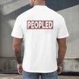 All Peopled Out Introvert Joke Sarcastic Quote Premium Tri-Blend Men's Back Print T-Shirt All Peopled Out Introvert Joke Sarcastic Quote Premium Tri-Blend Men's Back Print T-Shirt