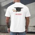 PhD Graduation Celebration For Finished Phd Grad Men Women Men's Back Print T-Shirt