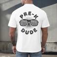 Pre-K Dude Shirt Boy Girl Graduation Back To School Men's Back Print T-Shirt