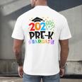 Pre-K Graduate 2025 Preschool Graduation Class Of 2025 Kids Men's Back Print T-Shirt